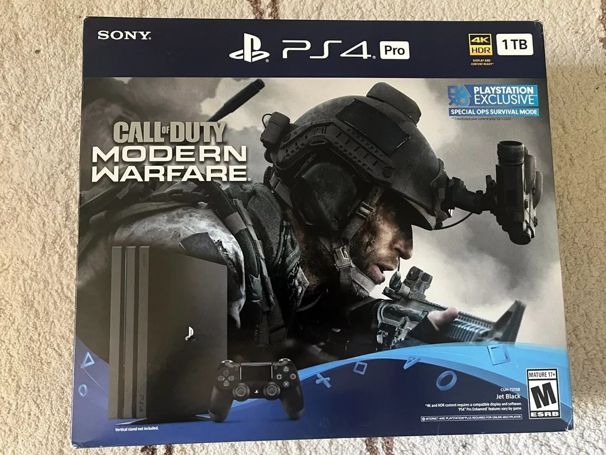 PS4 Call Of Duty Modern Warfare 2 Console 1TB + 1 Additional PS4 Game  Included