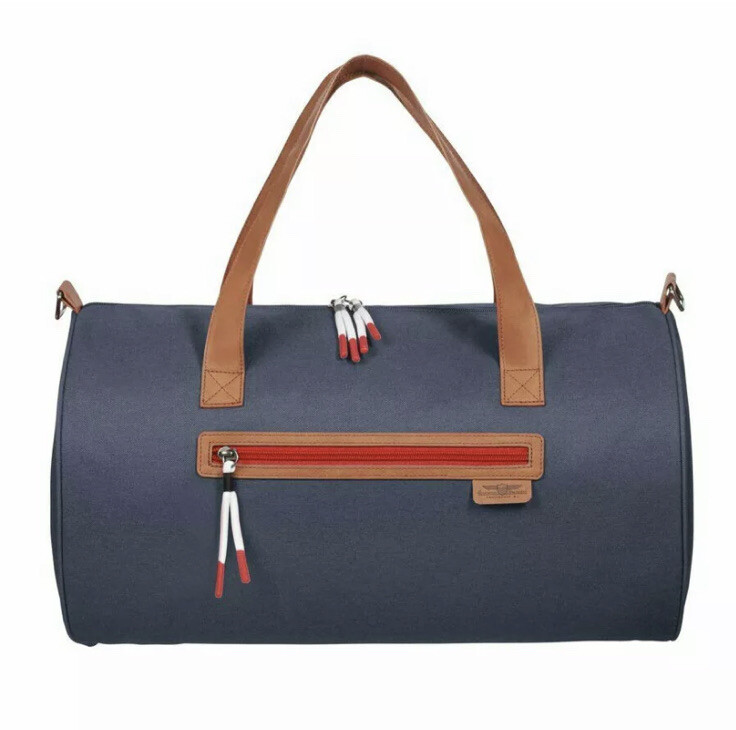 American Tourister Blue Holdall Duffle Bag Shoulder Travel Gym Training 28 Litre