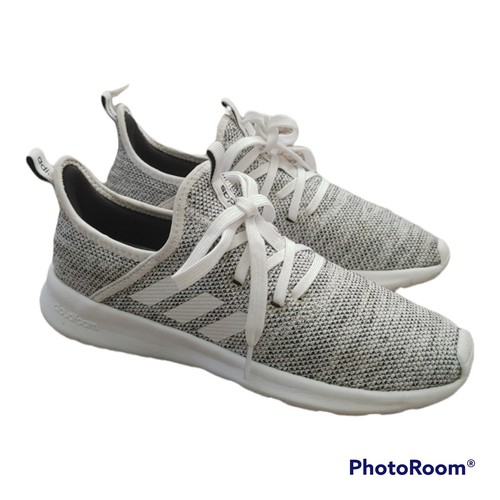 Adidas Cloudfoam Running Shoes HWI 28Y001 Women\u0026#039;s Size 7 White Gray |  eBay
