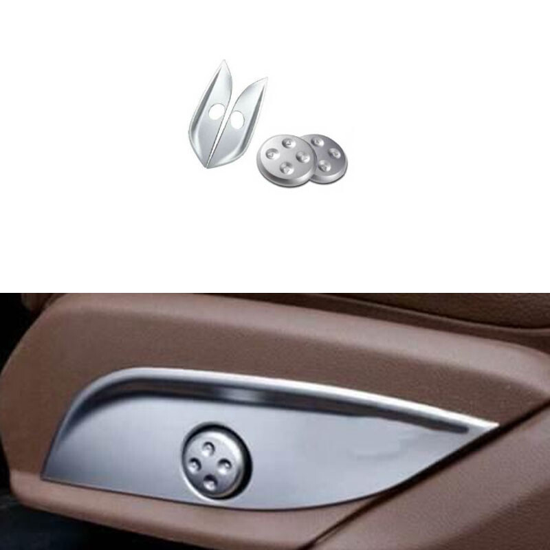 ABS Sliver Seat Adjust Handle Button Panel Trim For Benz E-Class W213 2016-2021