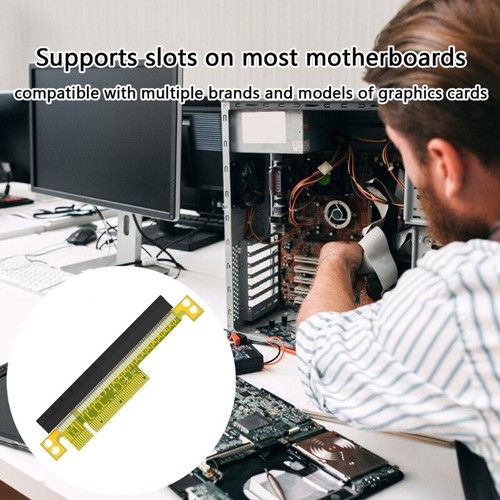 Fast Speed PCI Express 8X To 16X Extender Card Graphics Card Adapter Enhancement - Afbeelding 2 van 8