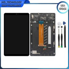 Black For Samsung Galaxy Tab A7 Lite SM-T220NZ LCD Touch Screen Digitizer Frame