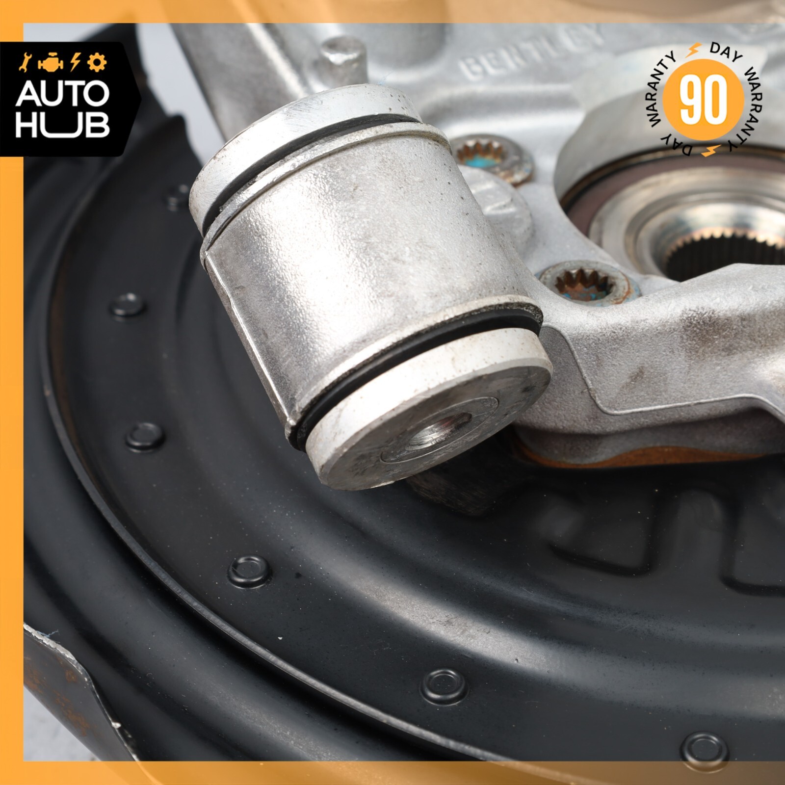 03-13 Bentley Continental GT Rear Left Driver Side Spindle Knuckle Hub OEM 36k