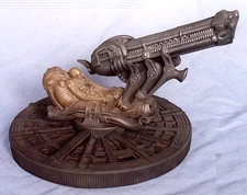 7"x7"Dia. ALIEN SPACE JOCKEY Sci-Fi Movie Unbuilt Unpainted Resin Model Kit 1/60