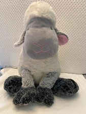 2018 Animal Adventure Whimsical Lt white & Gray SHEEP 14"H Plush Cuddly!