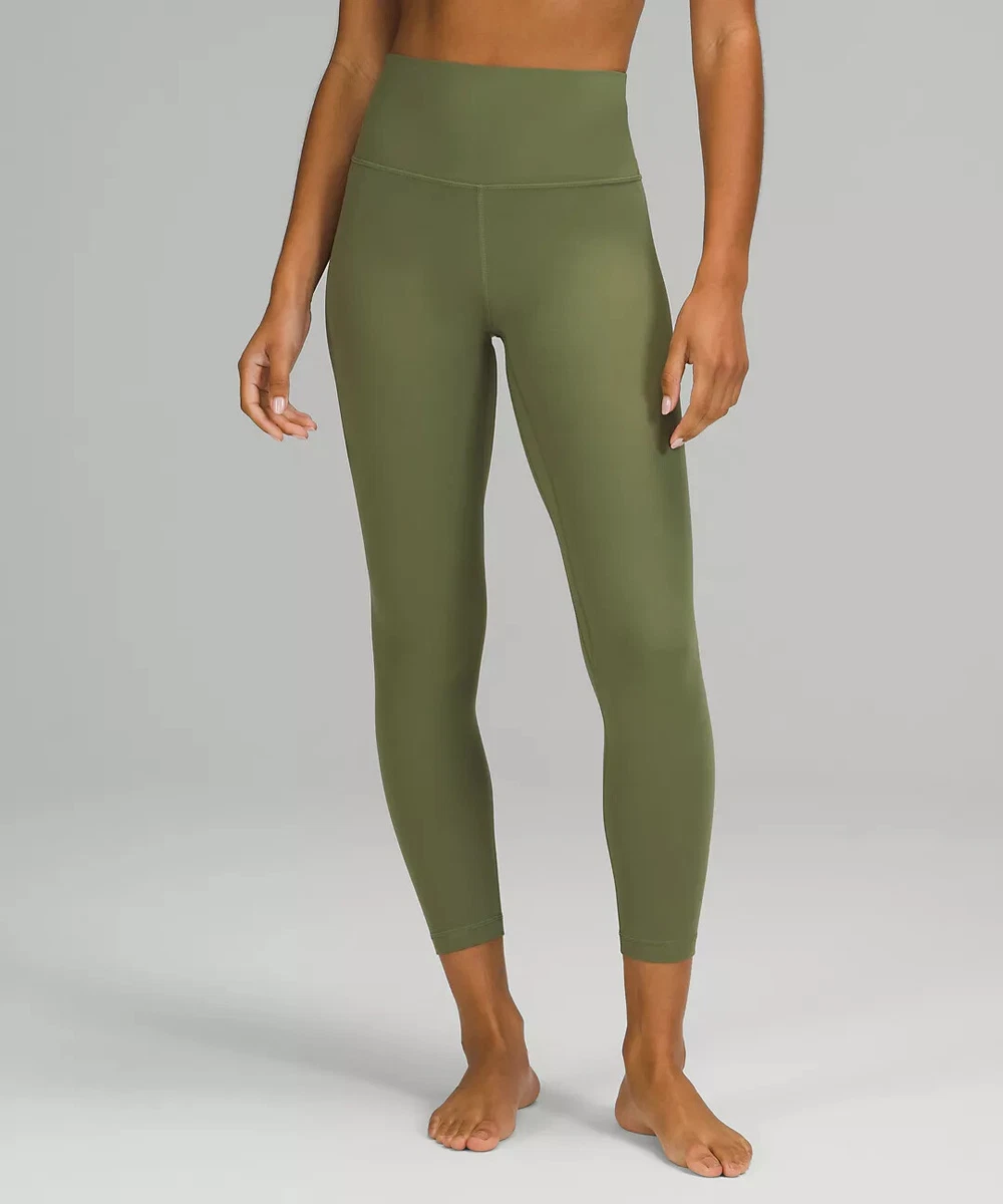 NEW LULULEMON Align 25 Pant Size 8 in Green Twill Color-Sold Out