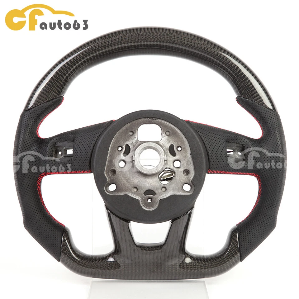Углеродное волокно светодиодный руль для 2017 + Audi A3 A4 A5 S3 S4 S5 RS3 RS4 RS5 - Изображение 4 из 4