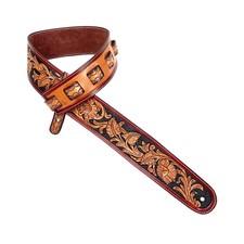 Walker  Williams LC-44 Black And Tan Hand Made Super Premium Carved Leather ...