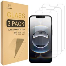 Mr.Shield Screen Protector compatible with iPhone 16E 2025 Tempered Glass 3