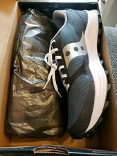 Saucony Shoes Women 12 Navy Peregrine 11 Icon Trail Running Hiking Blue Sneakers