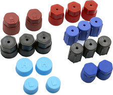 20Pcs/Set R134A/R12 13Mm  13.5Mm  14Mm  16Mm AC System Charging Port Caps