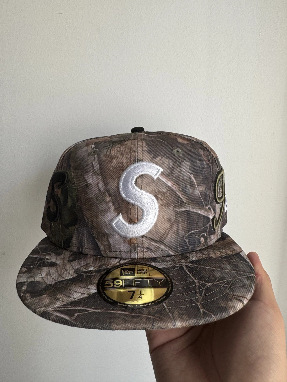 Supreme Multi S Logo New Era Fitted Camo 7 1/4 COMMANDE CONFIRMÉE ✅