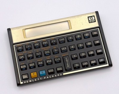 Hewlett-Packard HP 12C Financial Pocket Calculator Vintage *Tested & Working*