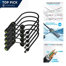 Starlink Ethernet Adapter Waterproof Cat 6 Suitable for Gen 3 Mini 2 Pack