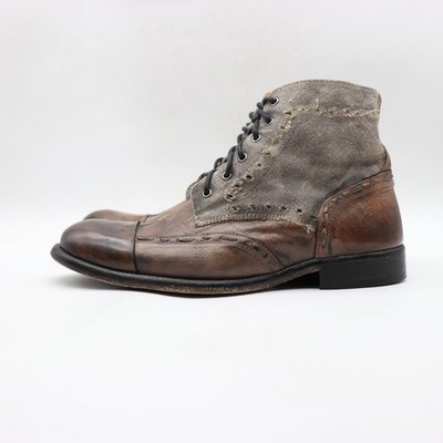 True Religion Men\'s Size 9 Brown Leather Boots True Religion Leather Upper Brown Boots for Men for Sale  main image 3
