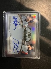 2013 Topps Tribute Ryan Sandberg Dustin Pedroia Timeless Tribute Autograph /24