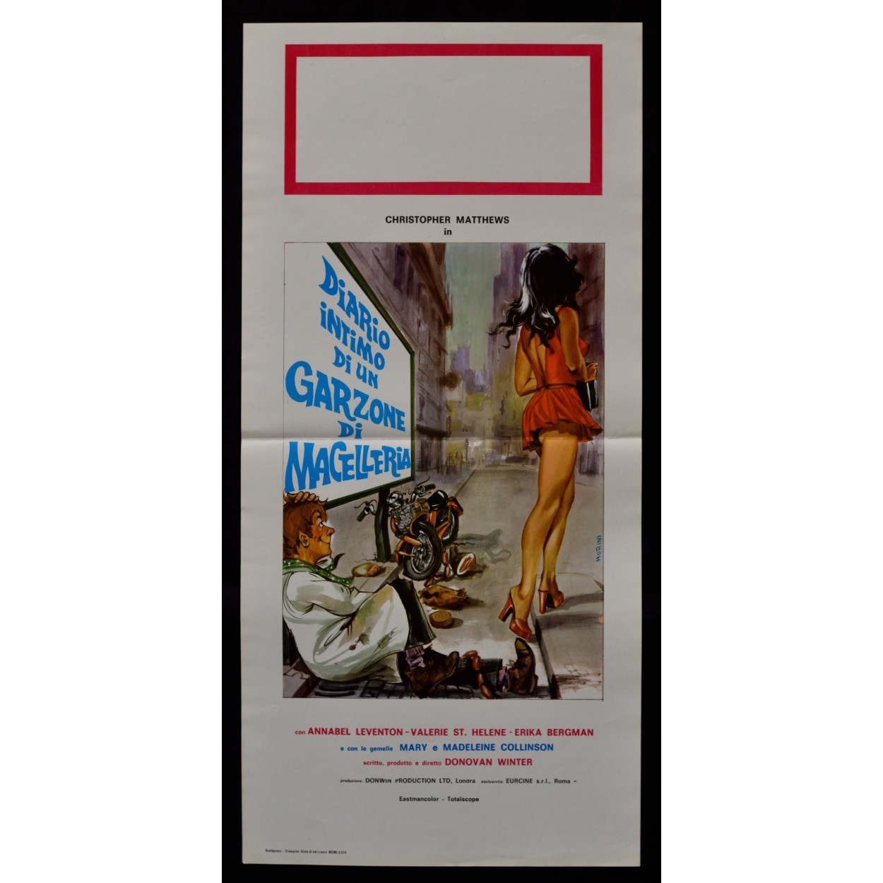 Locandina di DIARIO INTIMO DI UN GARZONE DI MACELLERIA (1969)