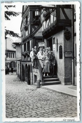 Assmannshausen 1938 - Weinlokal Altes Haus - Foto 6x9cm