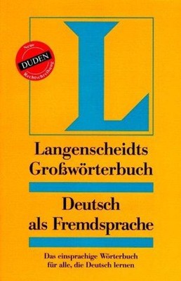 GroBworterbuch Deutsch Als Fremdsprache Paperback