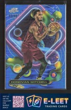 2023-24 Topps Chrome Cosmic Donovan Mitchell Blue Moon Refractors #/99 #25