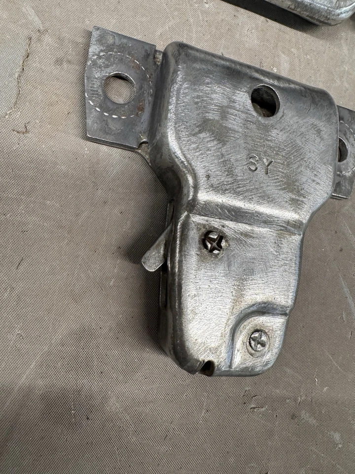 1962-1965 Ford Fairlane Trunk Latch Striker Bolts Meteor Falcon Comet Mustang OE - Image 2 of 4