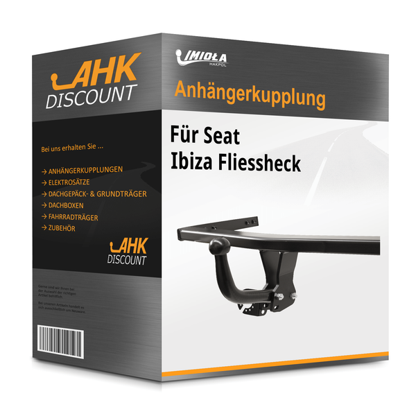 für Seat Ibiza Fliessheck 05.2017-Jetzt Imiola HAK-POL AnhäNgekupplung Starr NEU-image