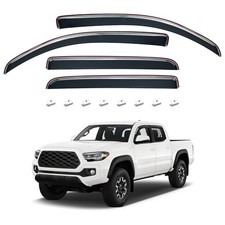 in-Channel Rain Guards Compatible with 2016-2023 Tacoma Double Cab In-Channel