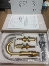 Brass 8" Widespread Double Handle Bathroom Faucet Pop-Up Drain 2 Handle