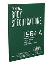1964 Body Specifications Assembly Manual El C...