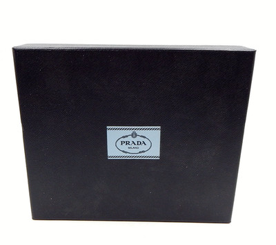 Prada Milano Logo Blue Empty Storage Gift Box Only 12x5x10 Inches