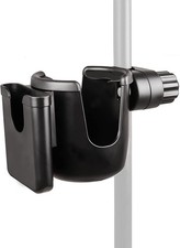 Mic Stand Cup Holder with Holder Universal 2-in-1 Bottle Holder for Music