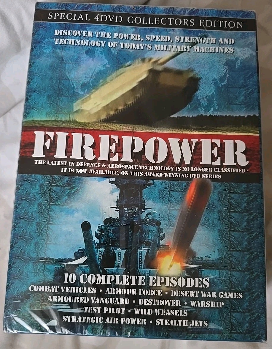 Firepower DVD Documentary BOXSET (2005) BRAND NEW AND SEALED - 10 Episodes