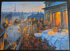 Ravensburger 1000 Piece Puzzle PARIS BALACONY 19410 COMPLETE EEUC