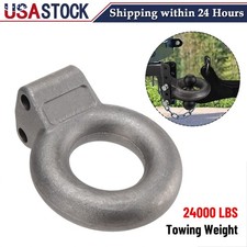 Pintle Hitch Lunette Ring Forged Steel Pintle Hitch With Lunette Tow Eye - ...
