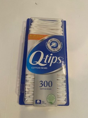 Q-tips Antimicrobial Cotton Swabs, 300 Count