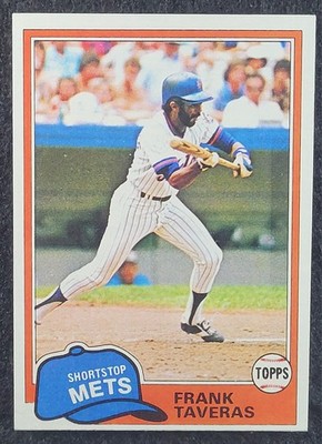 1981 Topps #343 Frank Taveras New York Mets 