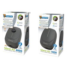 Superfish Silent Air WaterPumps – 1000 & 4000 Quiet Aquarium Fish Tank Models