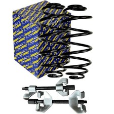 2x JAPANPARTS Fahrwerksfeder Vorne + Federspanner für TOYOTA AVENSIS 2.0D 2.2D