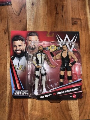 WWE MATTEL MAIN EVENT SHOWDOWN SERIE 25 JEY USO & BRON BREAKKER ELITE BASIC NEU