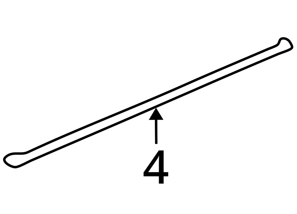 APTO PARA CADILLAC SRX 2006-2009 TIRA METEOROLÓGICA ASM FRT S/D L 15786641 - NUEVO OEM Foto 3 de 3