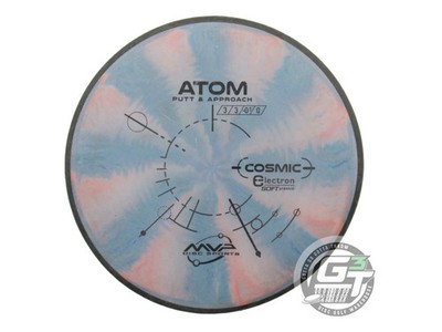 USED MVP Disc Sports Classic Cosmic Electron Soft Atom 167g Blue-Pink Golf Disc