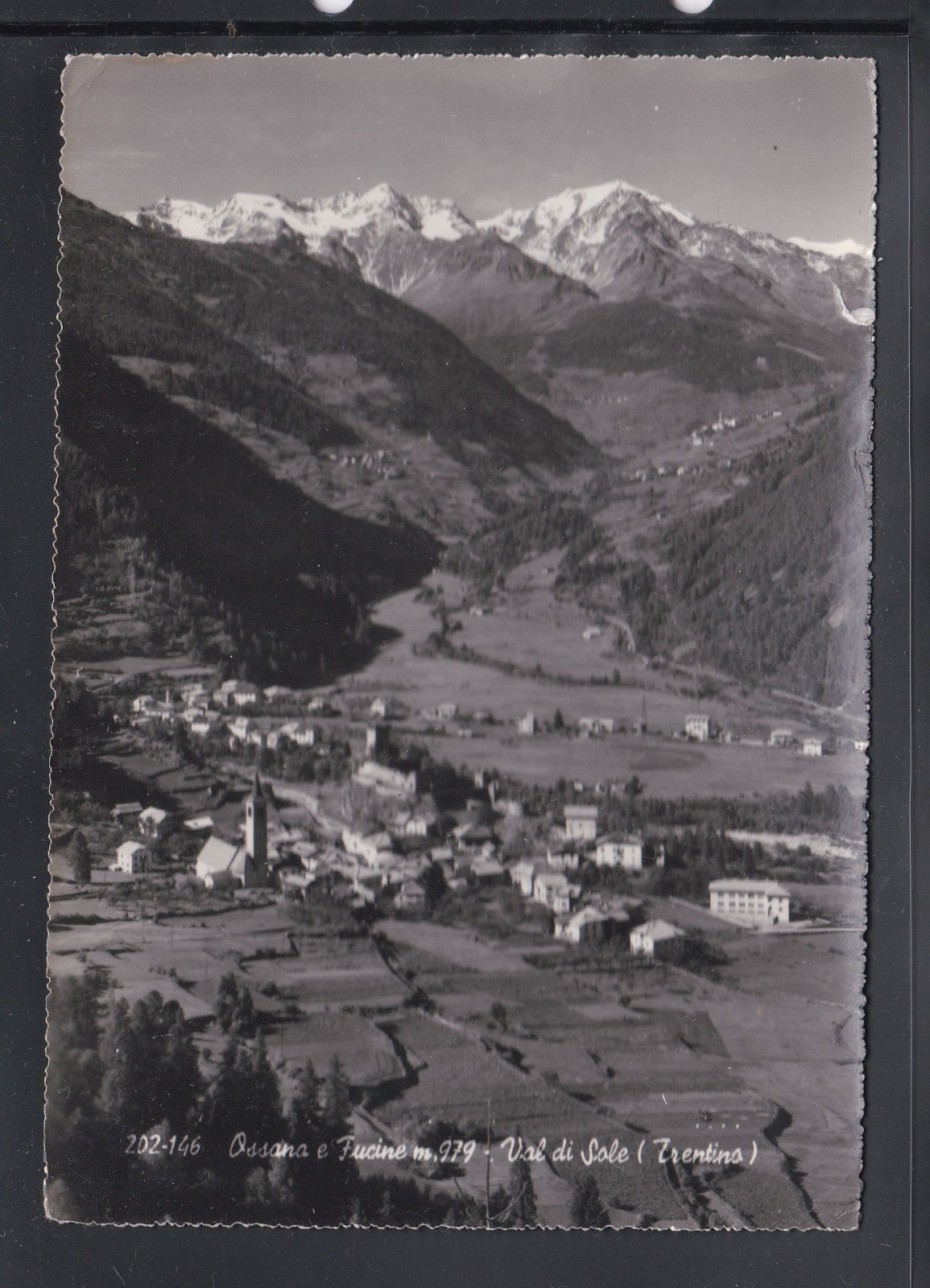 Cartolina Ossana e Fucine Val di Sole Trentino D1889
