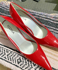 Icora Red Women’s High Heels Size 9