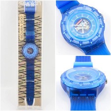 Swatch Scuba 200 ALTAMAREA SDL100 1997 NOS Swiss Made Blue Diver Watch PERFECT