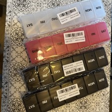 4 pilules hebdomadaires organiser 7 jours pilule organisateur étui rangement médicaments