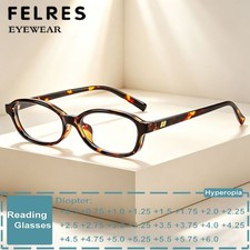 Oval Frame Anti Blue Light Reading Glasses For Women Fashion Small Frame Glasses