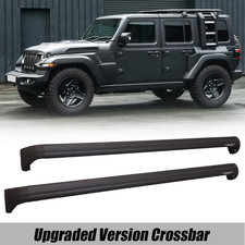 2PCS Cross Bar ALU Roof Rack Cargo Carrier Fits for Jeep Wrangler JK 2007-2018