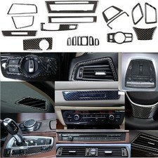 18pcs Carbon Fiber Interior Full Set Cover Trim For 2011-2017 Bmw 5series F10 18pcs Carbon Fiber Interior Full Set Cover Trim For 2011-2017 Bmw 5series F10