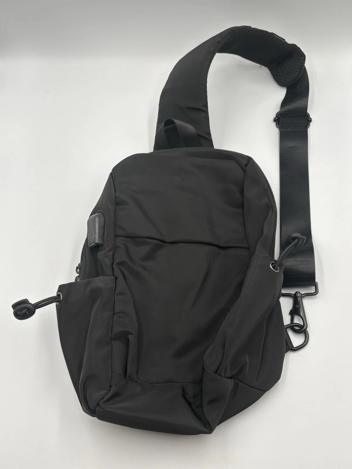 Sling Backpack with USB Charging Port