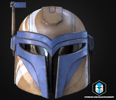 star wars! Mando Loyalty Helm 3D gedruckt Cosplay roh/fertig